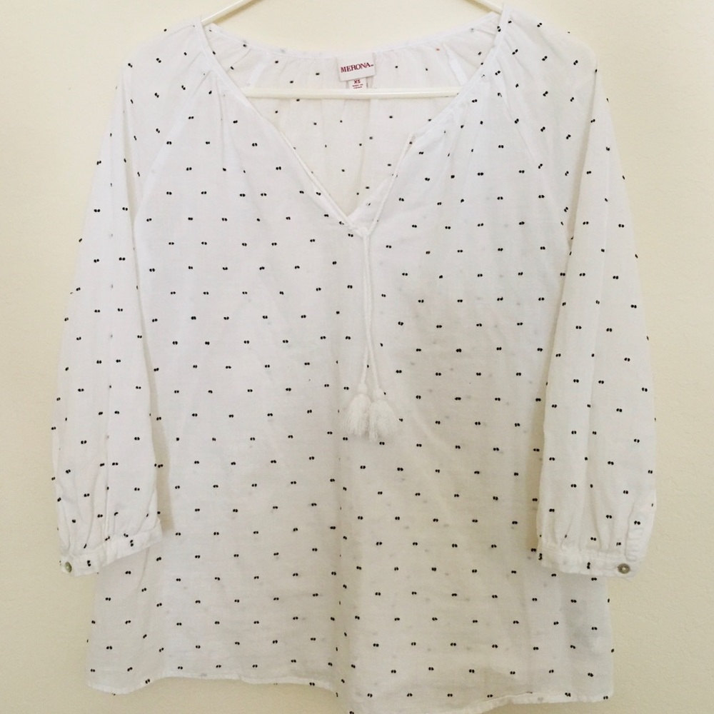 Merona dotted Blouse